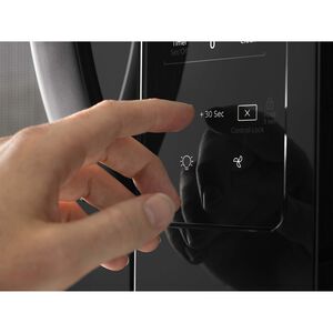 Whirlpool 30 in. 1.7 cu. ft. 1000W Over-the-Range Microwave with 300 CFM - Black, Black, hires