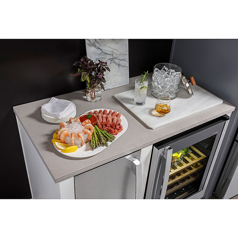 GE 15 in. Built-In Undercounter Smart Ice Maker with 26 lb. Ice Storage & Digital Control - Custom Panel Ready, , hires