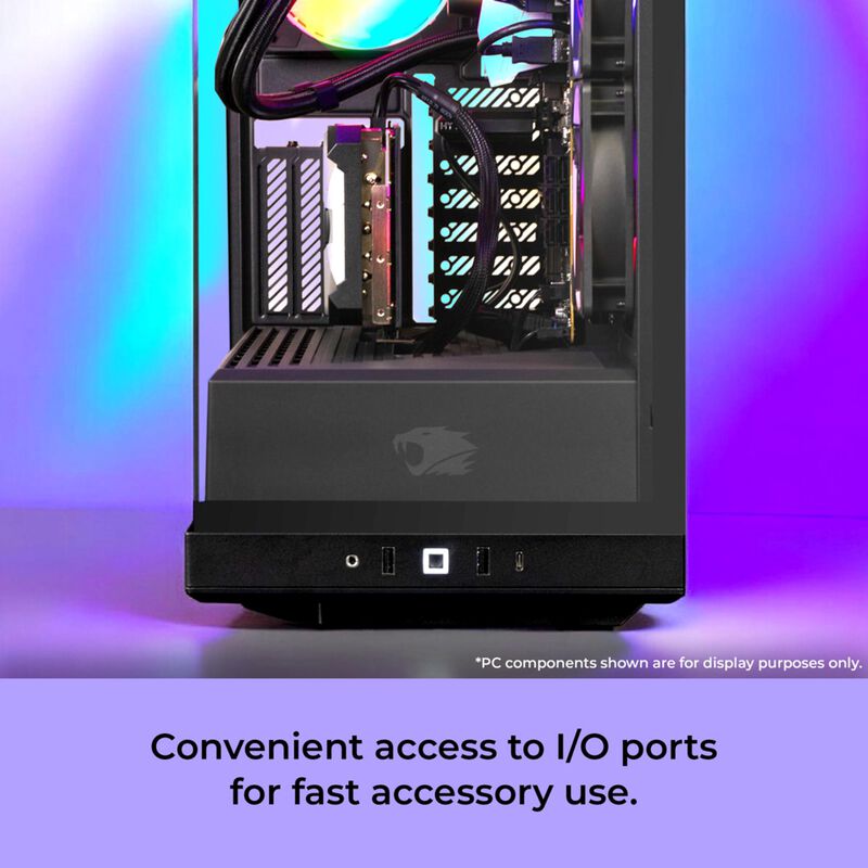 iBUYPOWER Y40 Gaming Desktop with Intel Core Ultra 9 285, 24-Core CPU, NVIDIA GeForce RTX 5080, 16GB VRAM GPU, 32 GB RAM, 2 TB SSD & Windows 11 Home - Black, , hires