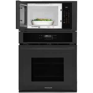 Frigidaire 27 in. 5.4 cu. ft. Electric Microwave/Wall Oven Combo with Standard Convection & Sensor Cooking - Black, , hires