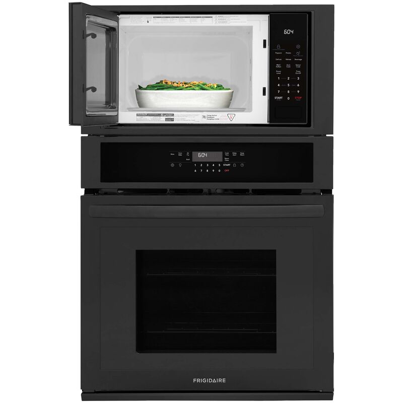 Frigidaire 27 in. 5.4 cu. ft. Electric Microwave/Wall Oven Combo with Standard Convection & Sensor Cooking - Black, , hires