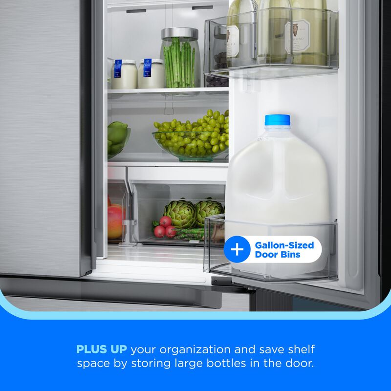 Midea 30 in. 18.4 cu. ft. French Door Refrigerator - Stainless Steel, , hires