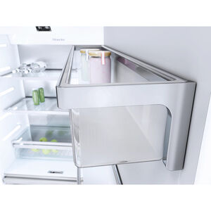 Miele 36 in. Left-Hinged Built-In 19.6 cu. ft. Smart Bottom Freezer Refrigerator - Custom Panel Ready, , hires
