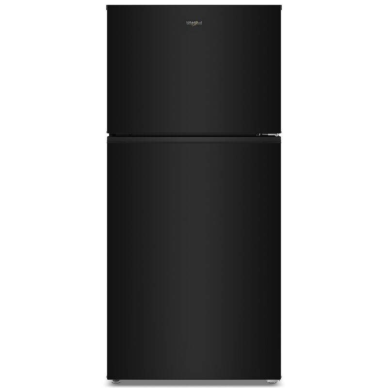 Whirlpool 30 in. 19.3 cu. ft. Top Freezer Refrigerator - Black, Black, hires