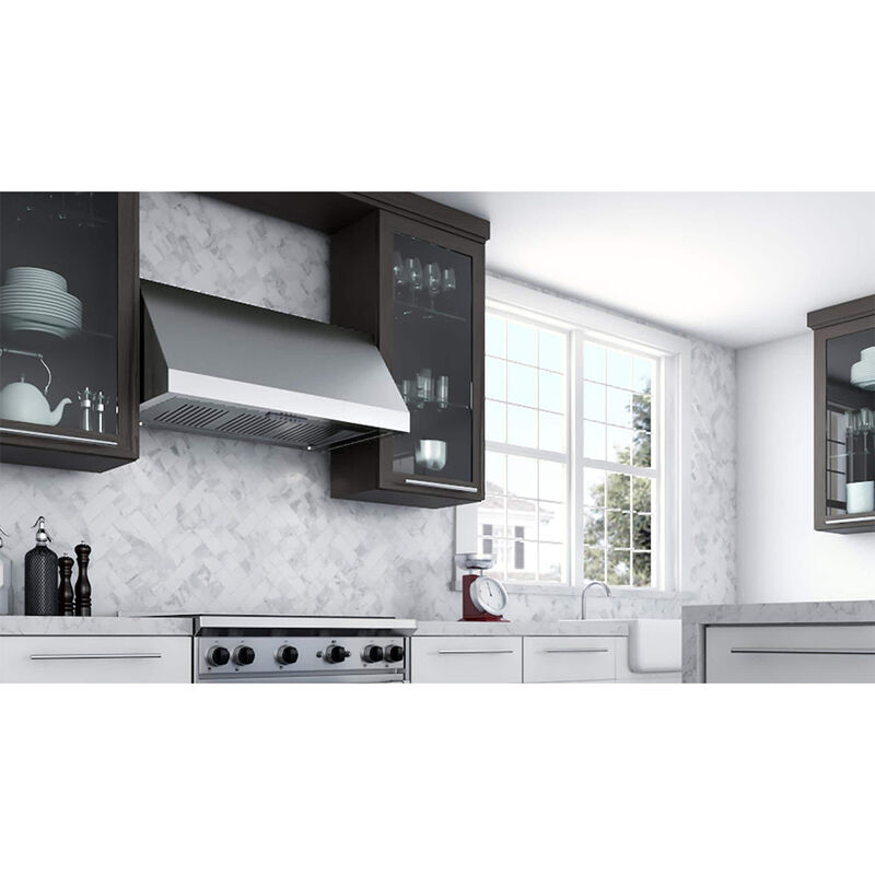 XO 36 in. Ducted Canopy Pro Style Style Range Hood with 1000 CFM, 3 Fan Speeds & 2 LED Lights - Stainless Steel, , hires