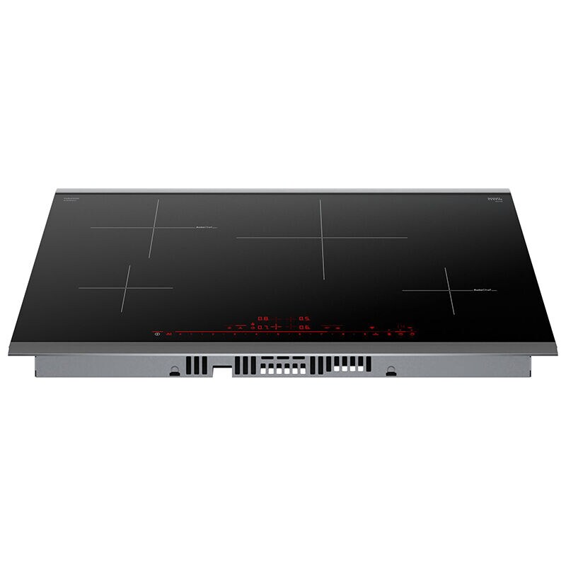 Bosch 800 Series 30 in. 4-Burner Smart Induction Cooktop with Simmer Burner & Power Burner - Black with Stainless Steel, , hires
