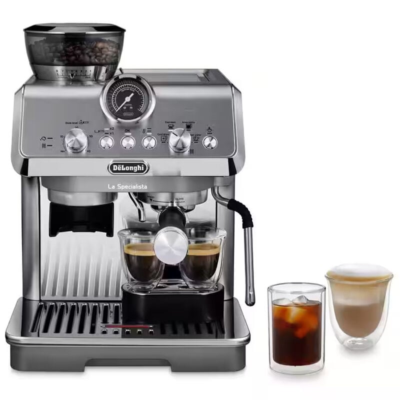 De Longhi La Specialista Arte Evo Espresso Machine with Cold Brew - Metallic, , hires