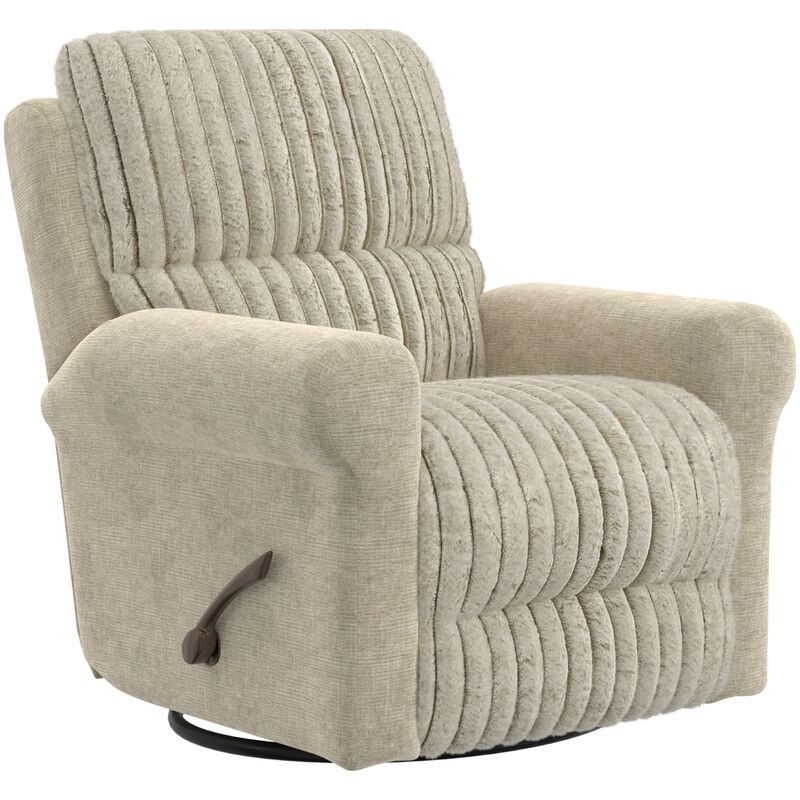 Catnapper Foxy Swivel Glider Recliner - Beige, Beige, hires