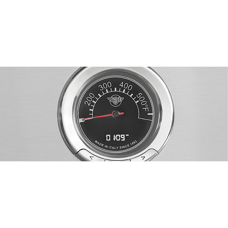 Bertazzoni Heritage Series 36 in. 5.7 cu. ft. Air-Fry Dual Convection Electric Range with 5 Induction Burners & Griddle - Stainless Steel, , hires