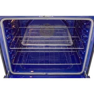 LG 30 in. 6.3 cu. ft. Smart Air-Fry True European Convection Gas Range with 5 Sealed Burners & Griddle - Black Stainless Steel, , hires