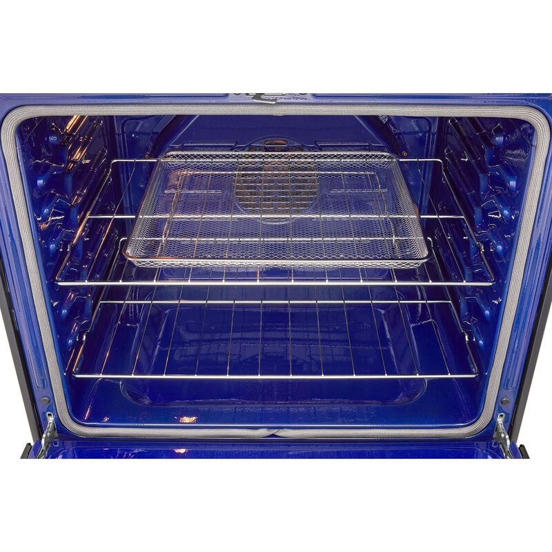 LG 30 in. 6.3 cu. ft. Smart Air-Fry True European Convection Gas Range with 5 Sealed Burners & Griddle - Black Stainless Steel, , hires