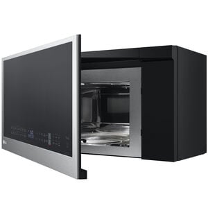 LG 30 in. 1.7 cu. ft. 950W Smart Over-the-Range Microwave with 300 CFM, Convection & Sensor Cooking - PrintProof Stainless Steel, PrintProof Stainless Steel, hires