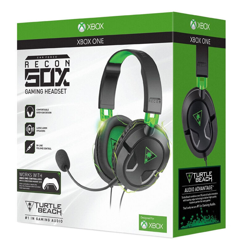 Turtle Beach Ear Force Recon 50X Gaming Headset for XBOX SERIES X & XBOX  ONE | PS4, PS4 Pro, & PS5 | NINTENDO SWITCH | MOBILE - Black | P.C. Richard  & Son