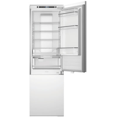 Bertazzoni 24 in. 8.6 cu. ft. Built-In Counter Depth Bottom Freezer Refrigerator - Custom Panel Ready | REF24BMBPNB