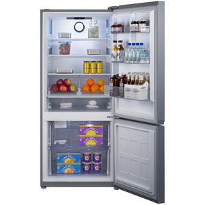 Summit 30 in. 16.1 cu. ft. Counter Depth Bottom Freezer Refrigerator with Ice Maker - Stainless Steel, , hires