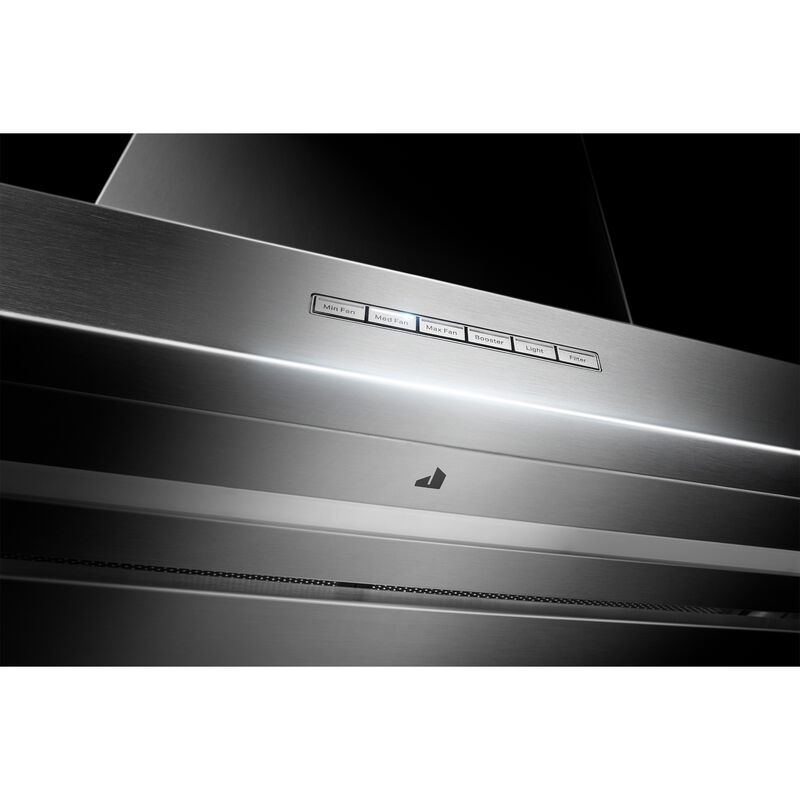 JennAir 30 in. Convertible Chimney Style Range Hood with 585 CFM, 3 Fan Speeds & 1 LED Light - Stainless Steel, , hires