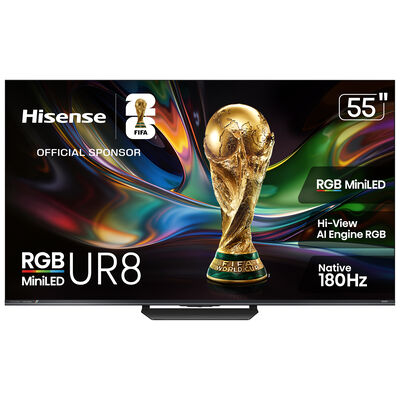 Hisense - 55" Class UR8 Series RGB Mini-LED 4K UHD Smart Google TV | 55UR8SG