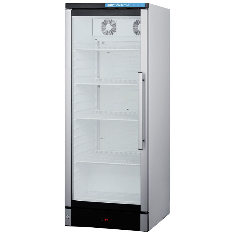 Summit Commercial 24 in. 9.9 cu. ft. Beverage Center with Adjustable Shelves & Digital Control - Stainless Steel, , hires