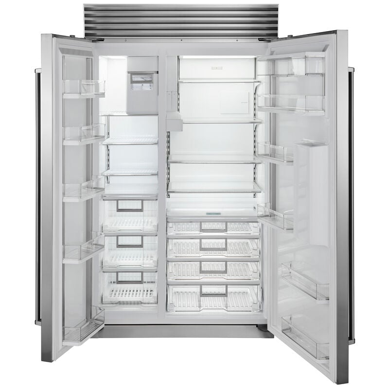 Sub-Zero Classic 48 in. 28.4 cu. ft. Built-In Smart Counter Depth Side-by-Side Refrigerator with Ice & Water Dispenser - Custom Panel Ready, , hires