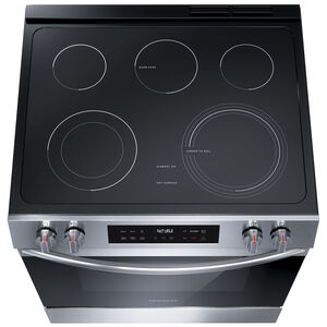Frigidaire 30 in. 5.3 cu. ft. Air-Fry Standard Convection Electric Range with Smoothtop Burners - Stainless Steel, , hires