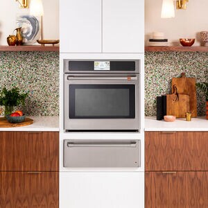 Cafe 30 in. 1.9 cu. ft. Warming Drawer with Humidity Control - Matte White, Matte White, hires