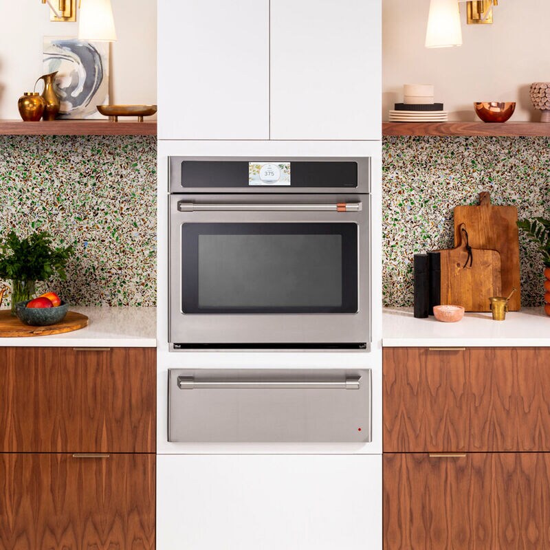 Cafe 30 in. 1.9 cu. ft. Warming Drawer with Humidity Control - Matte White, Matte White, hires