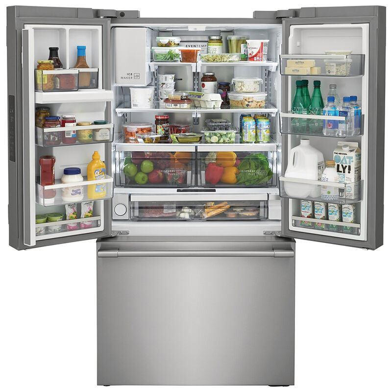 Frigidaire Professional 36 in. 22.6 cu. ft. Counter Depth French Door Refrigerator with Ice & Water Dispenser - Stainless Steel, , hires