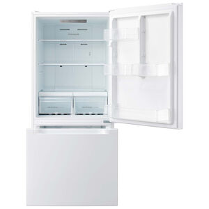 Frigidaire 30 in. 18.7 cu. ft. Garage-Ready Bottom Freezer Refrigerator - White, White, hires