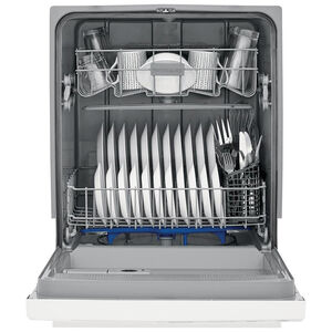 Frigidaire 24 in. Front Control Dishwasher with 55 dBa Sound Level & Pocket - White, White, hires