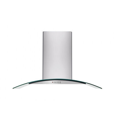 Frigidaire 36 in. Chimney Style Range Hood with 3 Speed Settings, 400 CFM, Convertible Venting & 2 Halogen Lights - Stainless Steel | FHWC3660LS