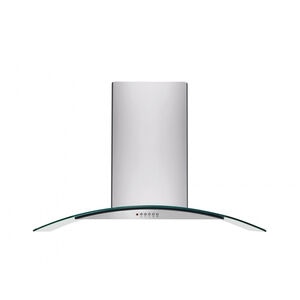 Frigidaire 36 in. Chimney Style Range Hood with 3 Speed Settings, 400 CFM, Convertible Venting & 2 Halogen Lights - Stainless Steel, , hires