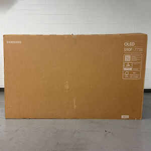 Samsung - 77" Class S90F OLED 4K UHD Samsung Vision AI Smart TV (Open Box Good Condition), , hires
