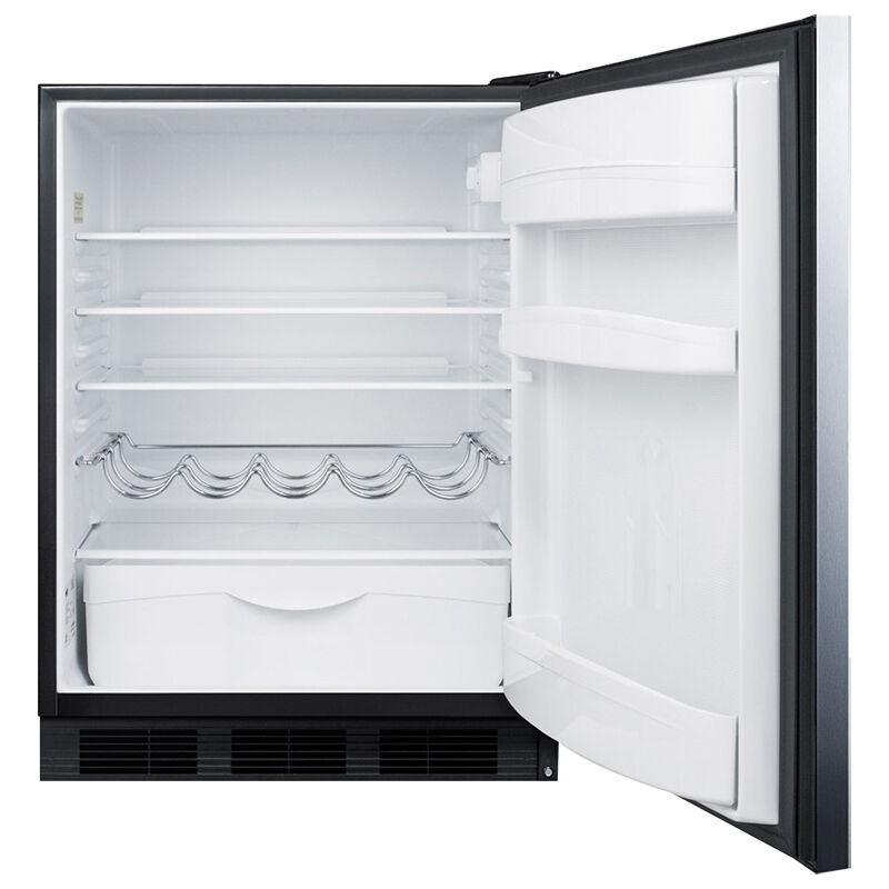 Summit 24 in. 5.8 cu. ft. Undercounter Refrigerator - Stainless Steel, , hires