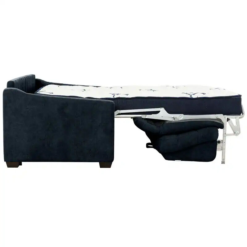 Stearns & Foster Vito Queen Sofa Bed - Charleston Ocean Blue, , hires