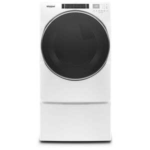 Whirlpool 27 in. 7.4 cu. ft. Stackable Gas Dryer with Sensor Dry, Sanitize & Steam Cycle - White, , hires