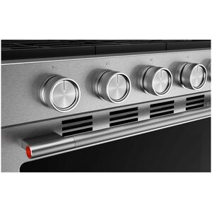 KitchenAid 30 in. 5.0 cu. ft. Smart Air-Fry True European Convection Gas Range with 5 Sealed Burners - Stainless Steel with PrintShield Finish, , hires