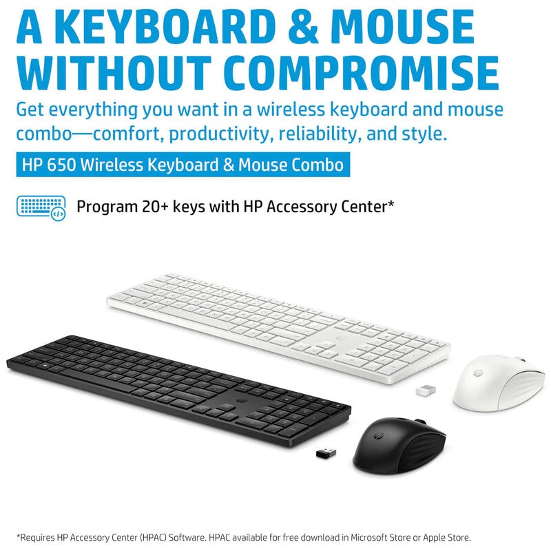 HP 650 Wireless Keyboard/Mouse Combo, , hires