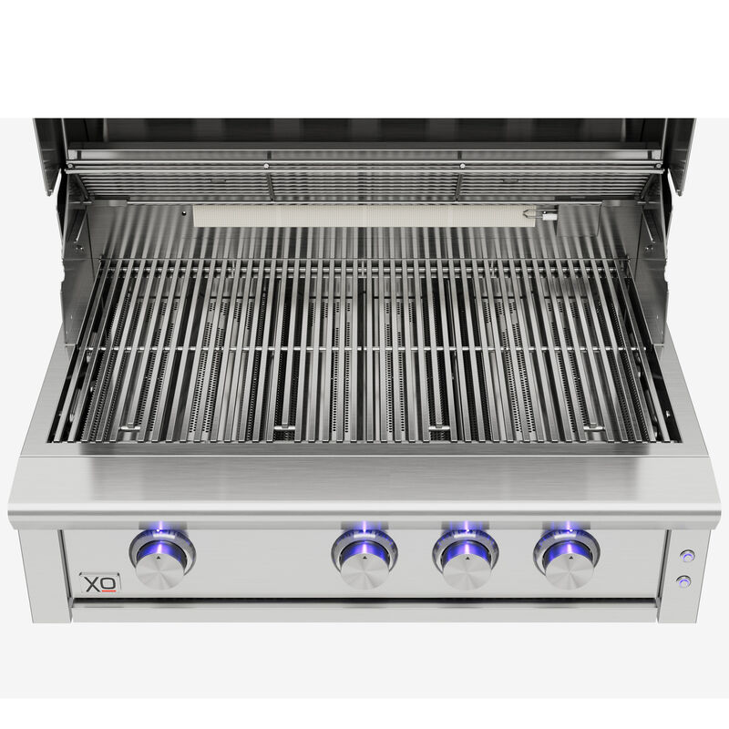 XO Performance XLT2 32 in. 3-Burner Built-In Liquid Propane Gas Grill - Stainless Steel, , hires