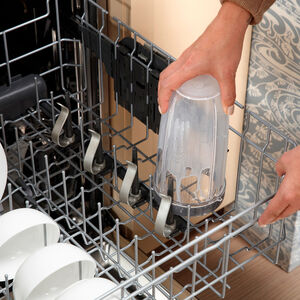GE 24 in. Top Control Flush-Mount Dishwasher with 45 dBa Sound Level, 3rd-Rack & Dry Boost - Slate, Slate, hires