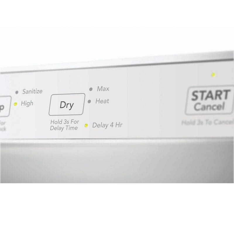Frigidaire 24 in. Front Control Dishwasher with 54 dBa Sound Level, MaxDry & Pocket - White, White, hires