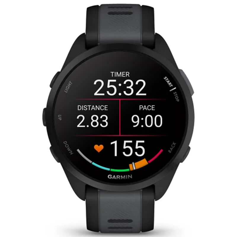 GARMIN FORERUNNER 165 ブラック Garmin Forerunner 165 Running Smartwatch - Black/Slate Gray | P.C.