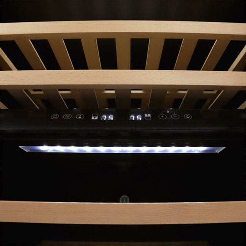 Avanti Designer Series 24 in. Undercounter Wine Cooler with Wood Racks, Dual Temperature Zones & 46 Bottle Capacity - Stainless Steel, , hires