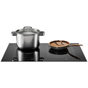 JennAir Oblivian Glass 30 in. 4-Burner Induction Cooktop with Simmer Burner & Power Burner - Black, , hires