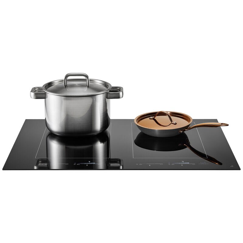 JennAir Oblivian Glass 30 in. 4-Burner Induction Cooktop with Simmer Burner & Power Burner - Black, , hires