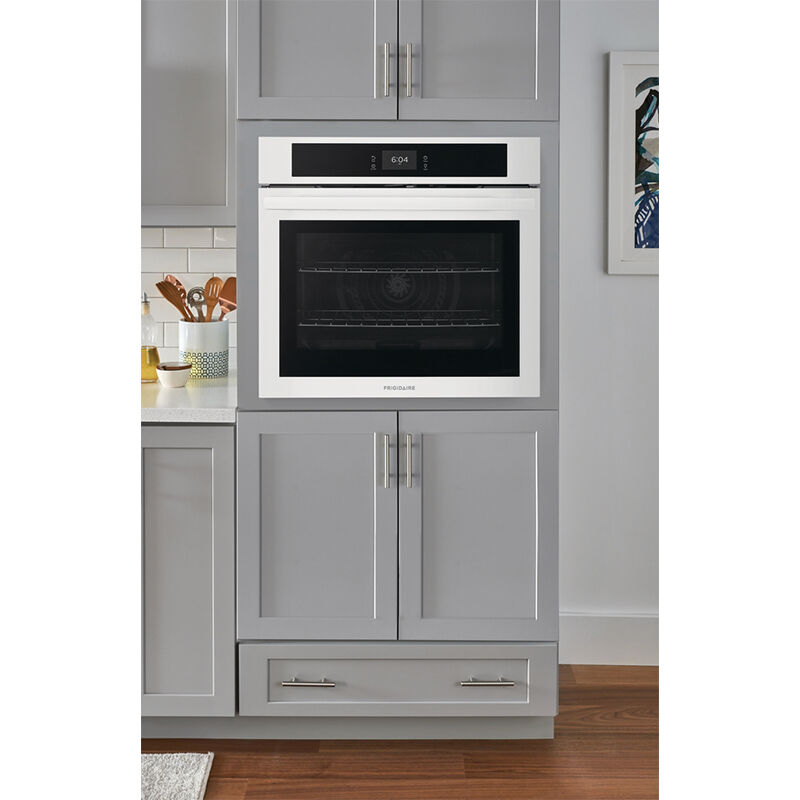 Frigidaire 30" 5.3 Cu. Ft. Electric Wall Oven with Standard Convection & Self Clean - White, White, hires