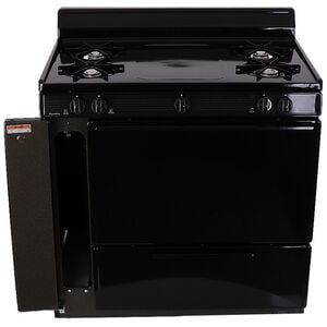 Premier 36 in. 3.9 cu. ft. Gas Range with Open Burners - Black, , hires