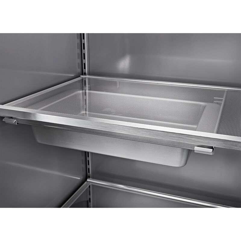 KitchenAid 42 in. 25.1 cu. ft. Built-In Counter Depth Side by Side Refrigerator with Ice & Water Dispenser - Stainless Steel with PrintShield Finish, , hires