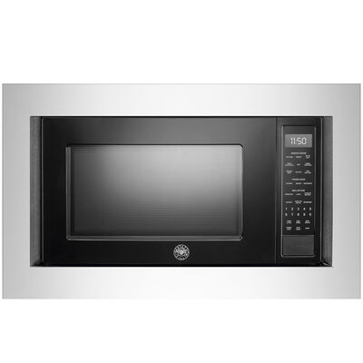 Bertazzoni Master Series 24 in. 2.0 cu.ft Built-In Microwave with 10 Power Levels & Sensor Cooking Controls - Stainless Steel | MO30STANE
