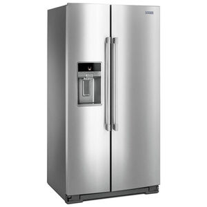 Maytag 36 in. 20.6 cu. ft. Counter Depth Side by Side Refrigerator with Ice & Water Dispenser - Fingerprint Resistant Stainless Steel, , hires