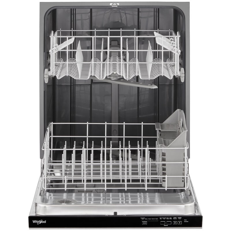 Whirlpool 24 in. Top Control Dishwasher with 55 dBa Sound Level & Pocket - Stainless Steel, Stainless Steel, hires